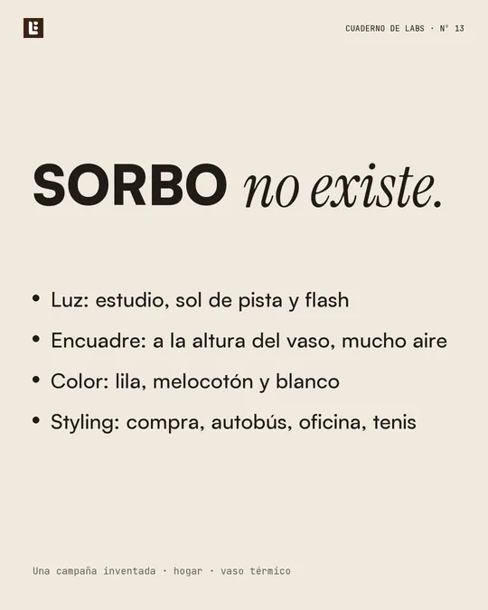 A SORBO carousel slide with the recipe.